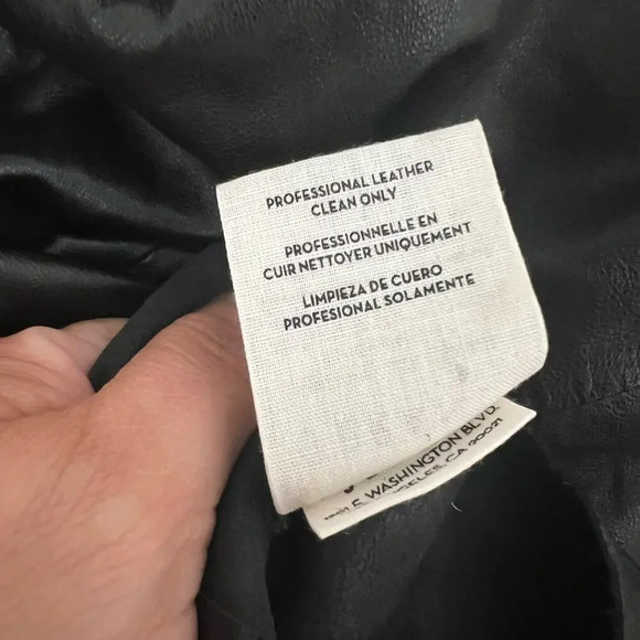 J BRAND V-neck 100% Leather Top‎ - Picture 6 of 6